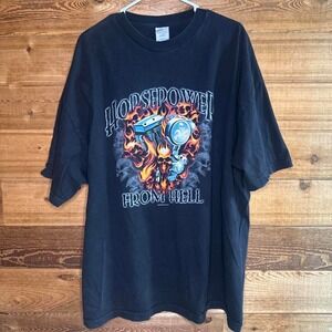 Black vintage 2000s Hopsedown From Hell tee